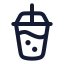 Bubbletea icon with stroke rounded style