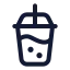 Bubbletea icon with stroke standard style