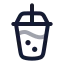 Bubbletea icon with twotone rounded style