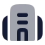 Building 2 icon with bulk rounded style