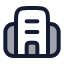 Building 2 icon with duotone rounded style