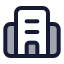 Building 2 icon with duotone standard style