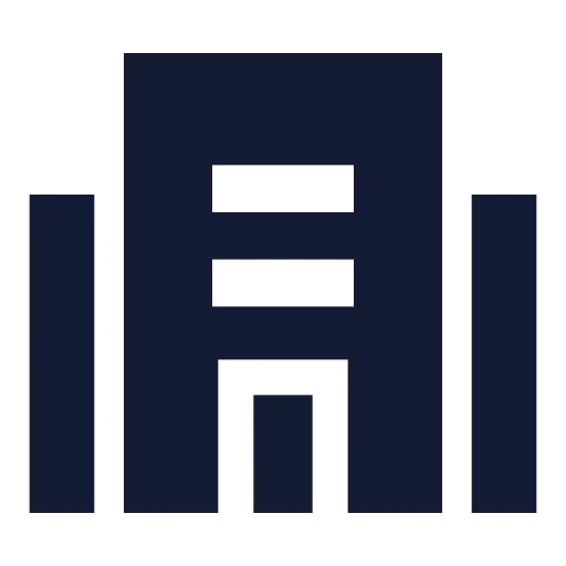Building 2 Icon in Solid Sharp style