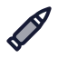 Bullet icon with duotone rounded style