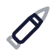 Bullet icon with twotone rounded style