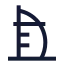 Burjalarab icon with stroke sharp style