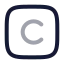 Cprogramming icon with twotone rounded style