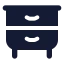 Cabinet icon with solid standard style