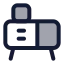 Cabinet icon with duotone standard style