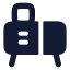 Cabinet icon with solid rounded style
