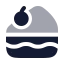 Cakeslice icon with bulk rounded style