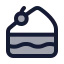 Cakeslice icon with duotone standard style