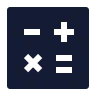 Calculate icon preview