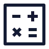Calculate icon preview
