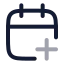 Calendaradd icon with twotone rounded style