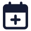 Calendaradd icon with solid standard style