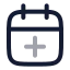 Calendaradd icon with twotone rounded style