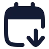 Calendar Arrow Down icon preview