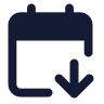 Calendar Arrow Down icon preview