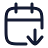 Calendar Arrow Down icon preview