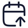 Calendar Arrow Up icon preview