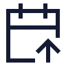 Calendar Arrow Up icon preview