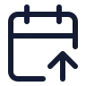 Calendar Arrow Up icon preview