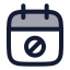 Calendarblock icon with duotone rounded style