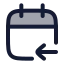 Calendarcheckin icon with duotone rounded style