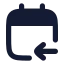 Calendarcheckin icon with solid rounded style