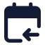 Calendarcheckin icon with solid standard style