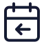 Calendarcheckin icon with stroke standard style