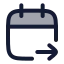 Calendarcheckout icon with duotone rounded style