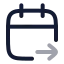 Calendarcheckout icon with twotone rounded style