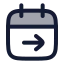 Calendarcheckout icon with duotone rounded style