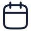 Calendarcheck icon with stroke rounded style