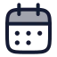 Calendardays icon with duotone rounded style