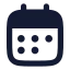 Calendardays icon with solid rounded style