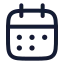 Calendardays icon with stroke rounded style