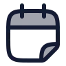 Calendar Fold icon preview