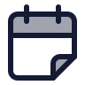 Calendar Fold icon preview