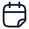 Calendar Fold icon preview