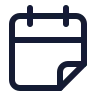 Calendar Fold icon preview