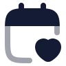 Calendar Heart icon preview