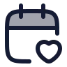 Calendar Heart icon preview