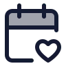 Calendar Heart icon preview
