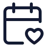 Calendar Heart icon preview