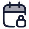 Calendar Lock 01 icon preview