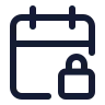 Calendar Lock 01 icon preview