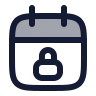 Calendar Lock 02 icon preview